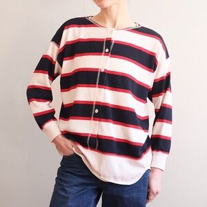 Vintage Striped Sailor 80’s Long Sleeve Size Small